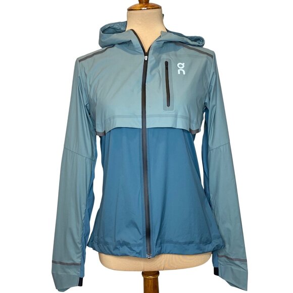 On Weather Ultralight Jacket Womens Sea And Storm Small - Picture 1 of 7